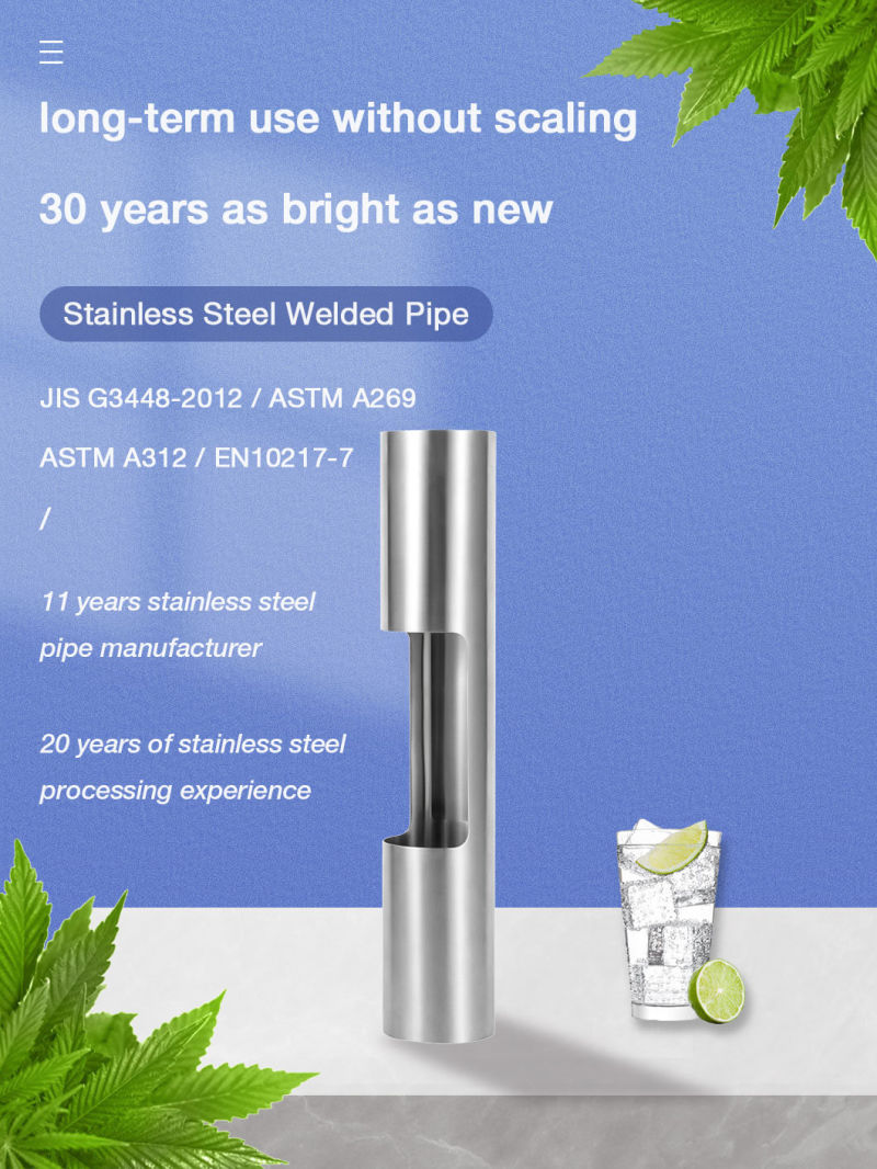 ASTM A312 Small Size 25mm 316 Stainless Steel Pipe Harga