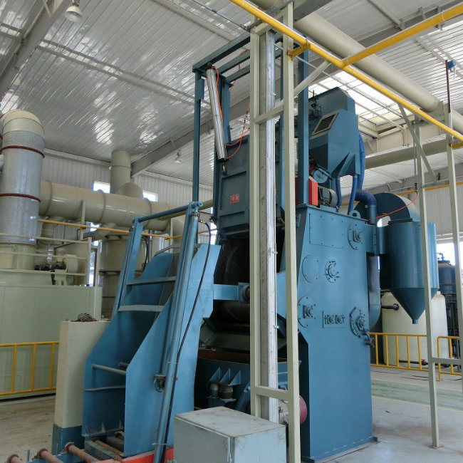 Small Tumblast Machine Tumble Belt Shot Blasting Machine