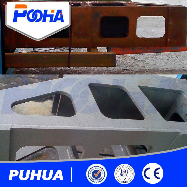 Roller Conveyor Sand Blasting Machine of Puhua
