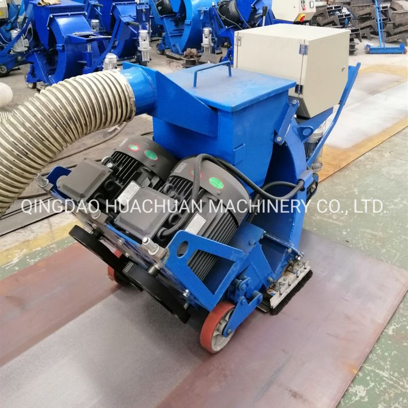 Steel Deck Shot Blasting Machine Use in Bridge Anticorrosion