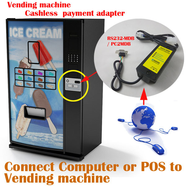 Vending Machine Cashless Payment Adapter PC to Vending Machine