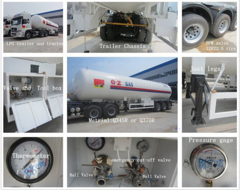 80m3 LPG Storage Tank 80000liters LPG Cylinder Tank