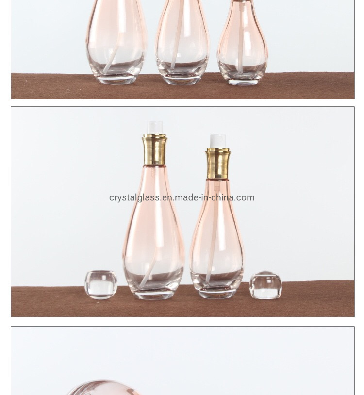 Wholesale Glass Bottle in Drop Shap for Cosmetic Packaging