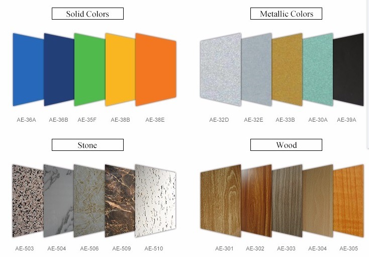 Wall Cabinet Wood and Timber Graining Aluminum Composite Panel (AE-303)