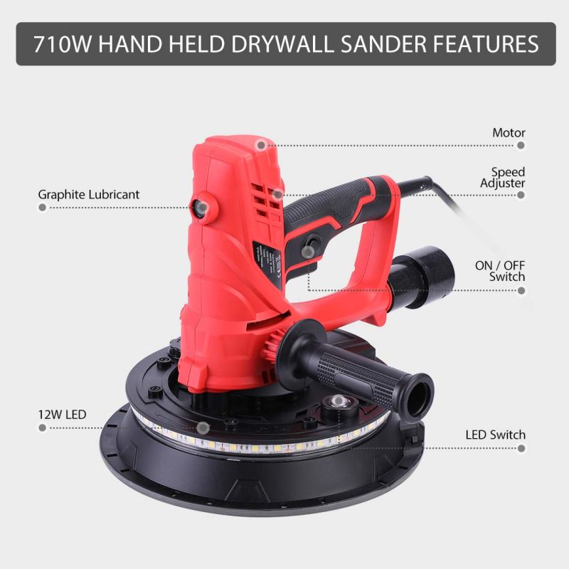 High Quality Round Drum Sander 710W Drymall Sander Machine Factory