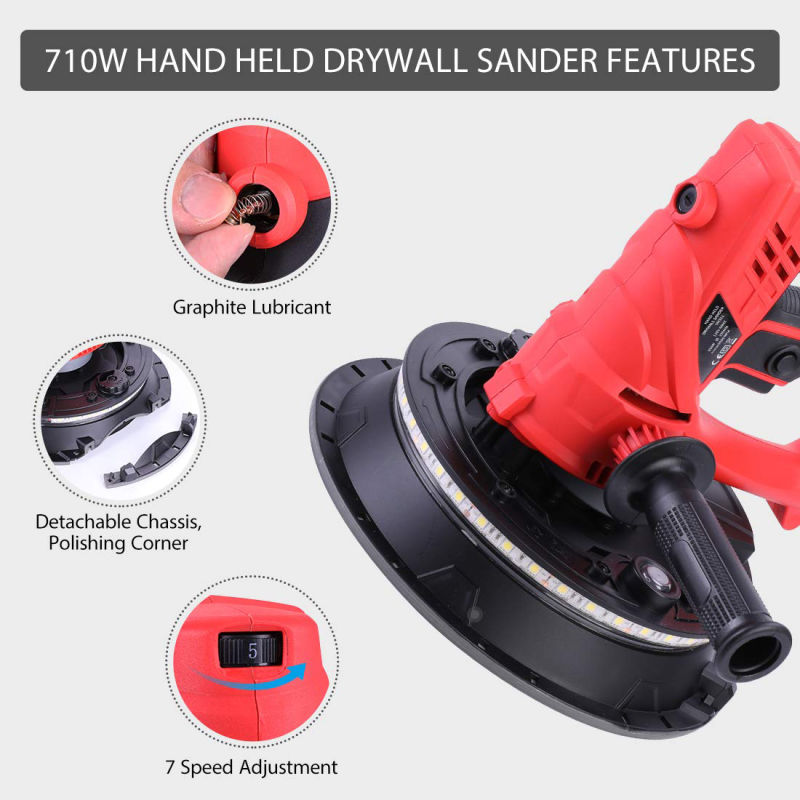 High Quality Round Drum Sander 710W Drymall Sander Machine Factory
