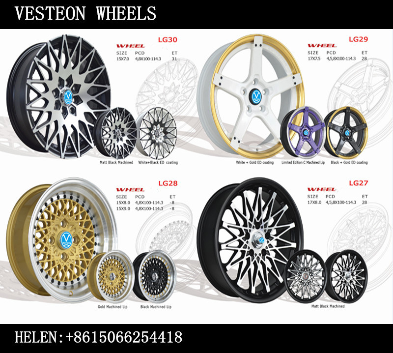 China Alloy Wheel Distributor Alloy Wheel Rims 15X8