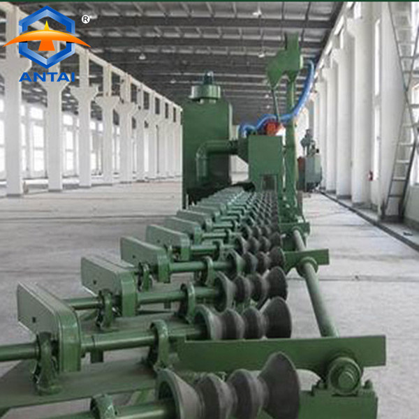 Sand Blasting Machine for Steel Pipe Internal Surface Side Rust Oxide Scale Cleaning