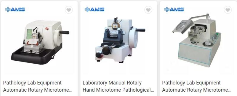 Laboratory Manual Rotary Hand Microtome Pathological Manual Rotary Microtome Price
