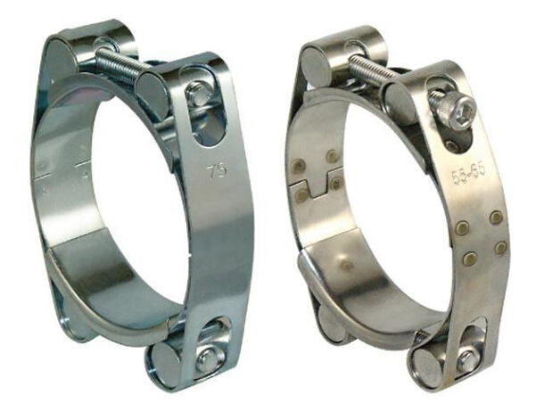 Stainless Steel Pipe Clamps Crimp Hose Clamps Plastic Tube Clamp