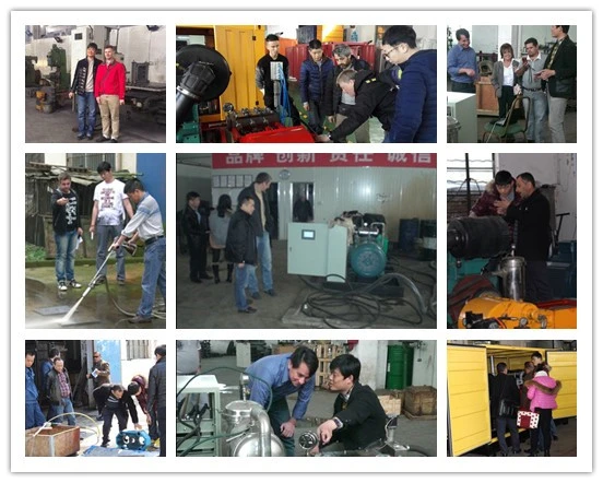 Electric Water Blasting Machine for Steel Factory Pipe Cleaning