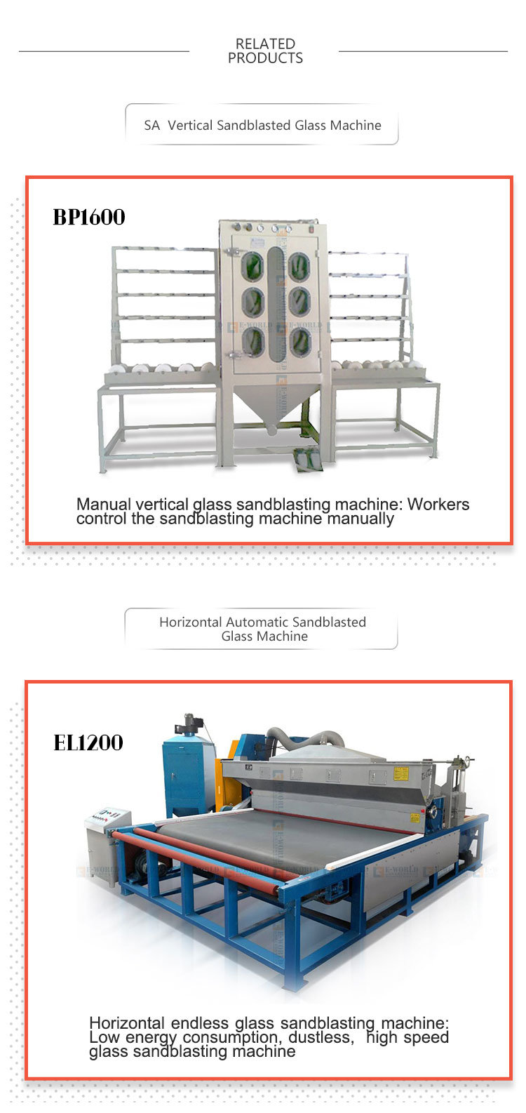 High Performance Automatic Glass Frosting Machine Sandblasting Machinery PS2000mm