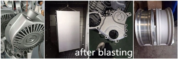 Complex Workpiece Cleaning Machine Hanger Type Pass-Through Shot Blasting Machine Wheel Shot Blasting Machine