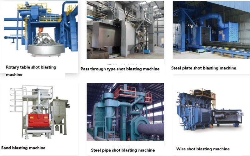 Automatic Shot Blasting Machine Using for Wire Rod, Steel Bar to Moving The Rust Layer, Welding Slag and Oxide Scale