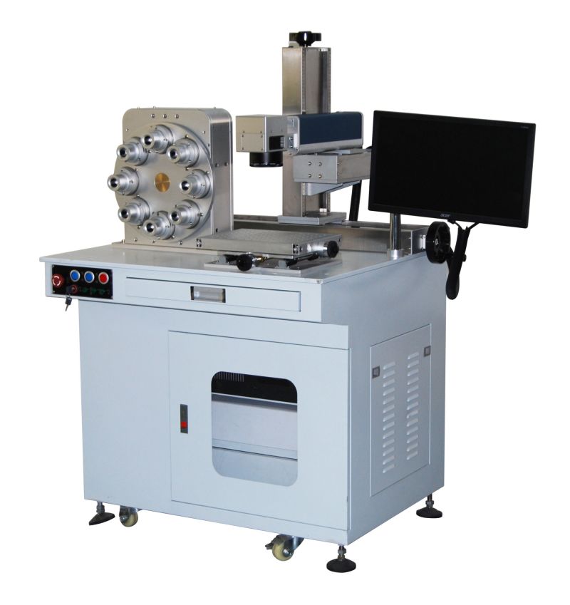 Rotary Light Bar Laser Engraving Marking Machines Raycus 20W 30W LED Lamp Fiber Laser Marker Industry Equipment