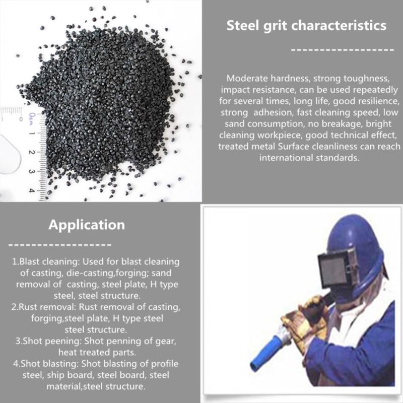 Blasting Media Cast Steel Grit G18 with ISO Certificate