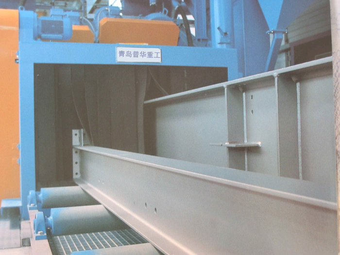 Steel Structure Roller Conveyor Shot Blasting Machine Competitive Price