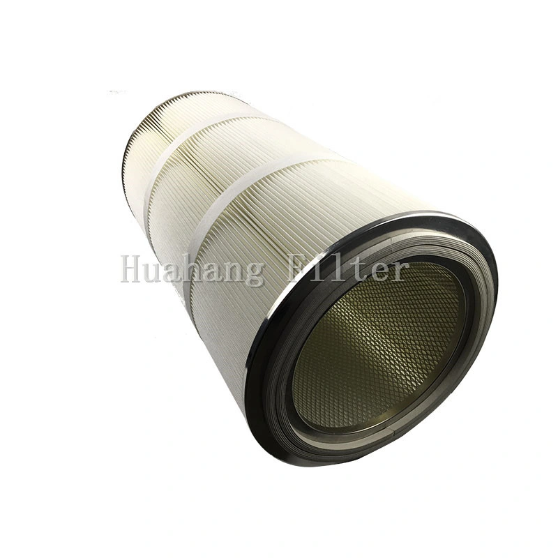Customized cylinder metal wire mesh dust collector air filter cartridge for shot blasting machine