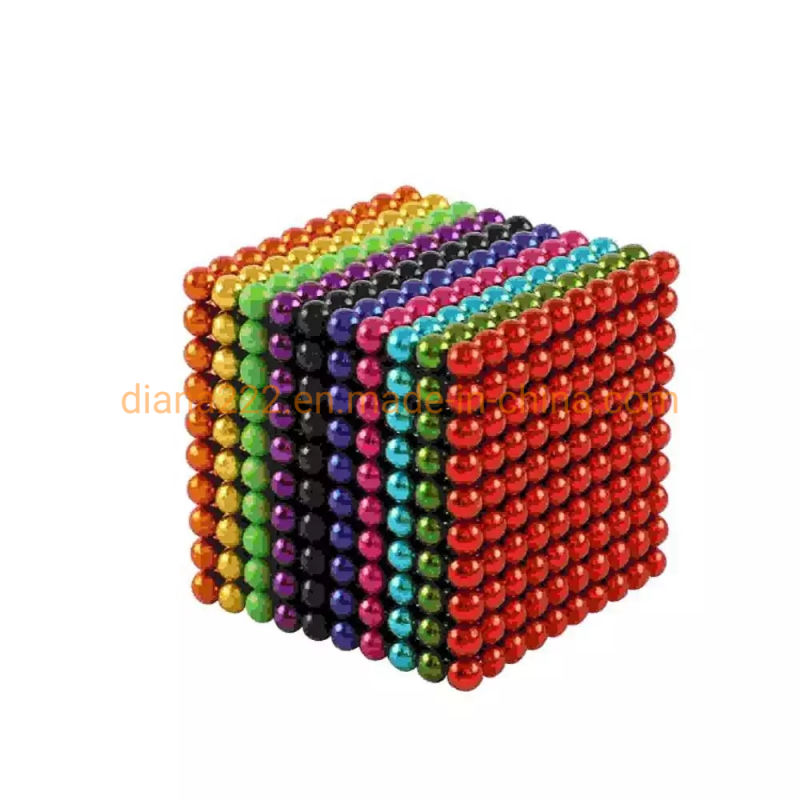 Rainbow Multi Color Magic 216 Pieces 512 Pieces Neodymium Magnetic Sphere Balls Magnet
