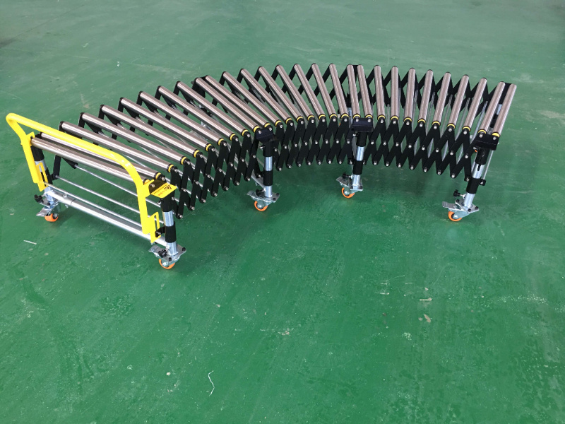 Gravity Mobile Telescopic Roller Conveyors for Truck Loading Unloading