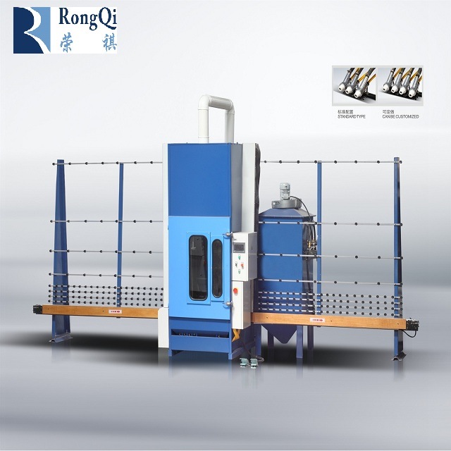 Vertical Glass Processing Machine Automatic Sandblasting Glass Machine