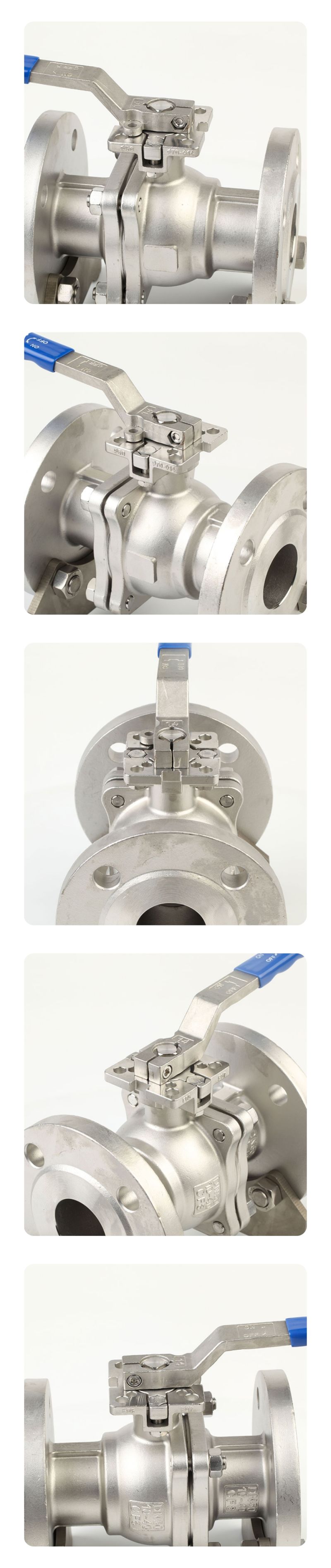 Stainless Steel Forged or Cast Ball Valve with Flange