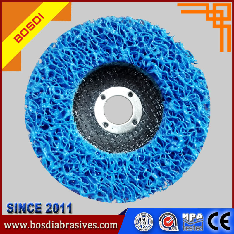 6" Bosdi Abrasive Wheel, Cns Flap Wheel/Disc/Disk, Red/Black/Blue