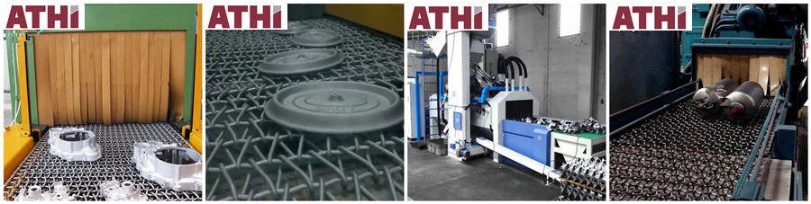 Flat Metal Mesh Belt Shot Blasting Equipment China Manufacturer for Profile Steel Straight Plate Parts