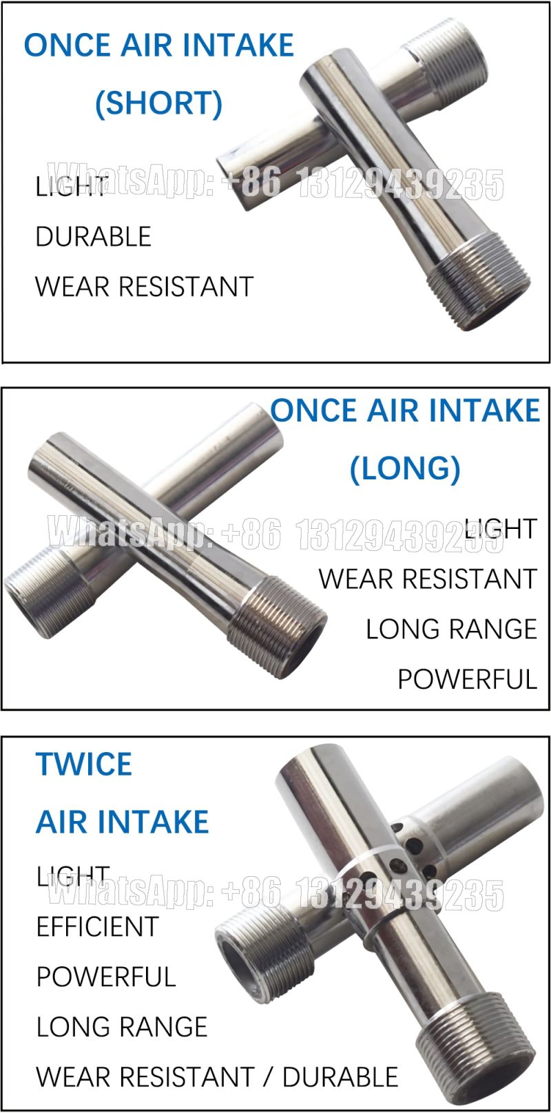 Ys High Pressure Sand Blasting Machine Accessories Single Air Inlet Venturi Nozzle