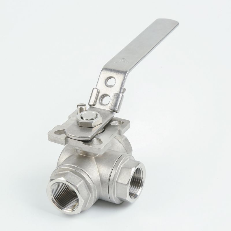 Stainless Steel 304/316 Investment Casting 3way Ball Valve