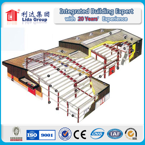 Hot Sale Light Steel Plants Workshop Warehouse