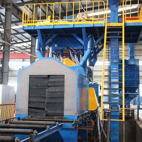 Roller Through Type Shot Blasting Machine for Steel Plate Rust Removal