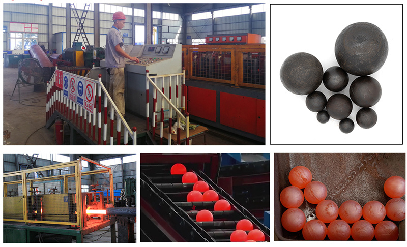Long Service Life and Less Abrasion Forged Grinding Media Steel Balls for Ball Mill