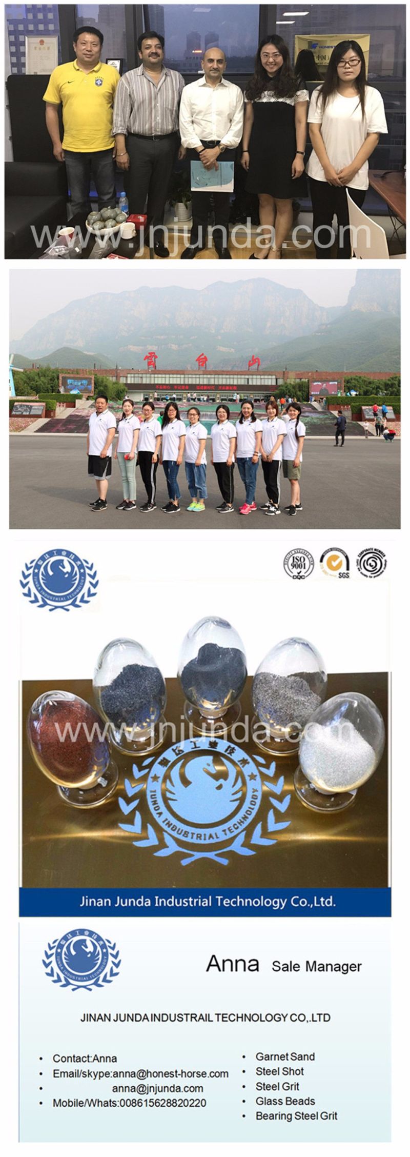 Aashto Wholesale Factory Sand Blasting Glass Bead for Blasting