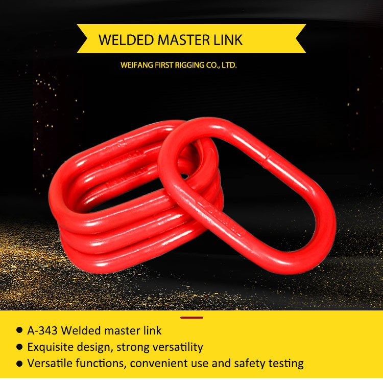 Wholesale Custom High Quality G80 a-343 Drop Weldedmaster Link