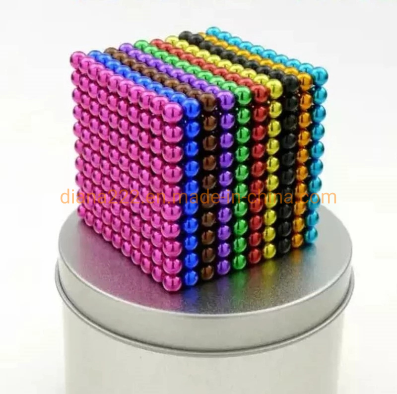 Rainbow Multi Color Magic 216 Pieces 512 Pieces Neodymium Magnetic Sphere Balls Magnet