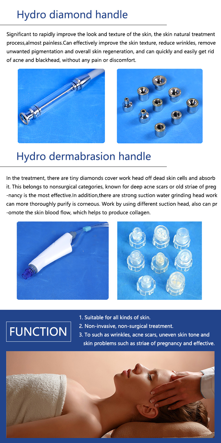 5 in 1 Hydra Facial Hydro Dermabrasion Jet Peel Machine