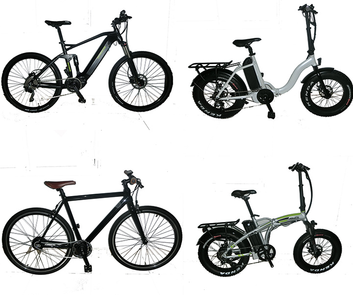 Alloy Handlebar, Alloy Stem, Steel Mudguard E Bike Electric Bicycle E Scooter
