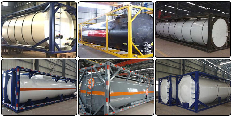 ISO Standard Bitumen Asphalt ISO Tank Container for Liquid Transport