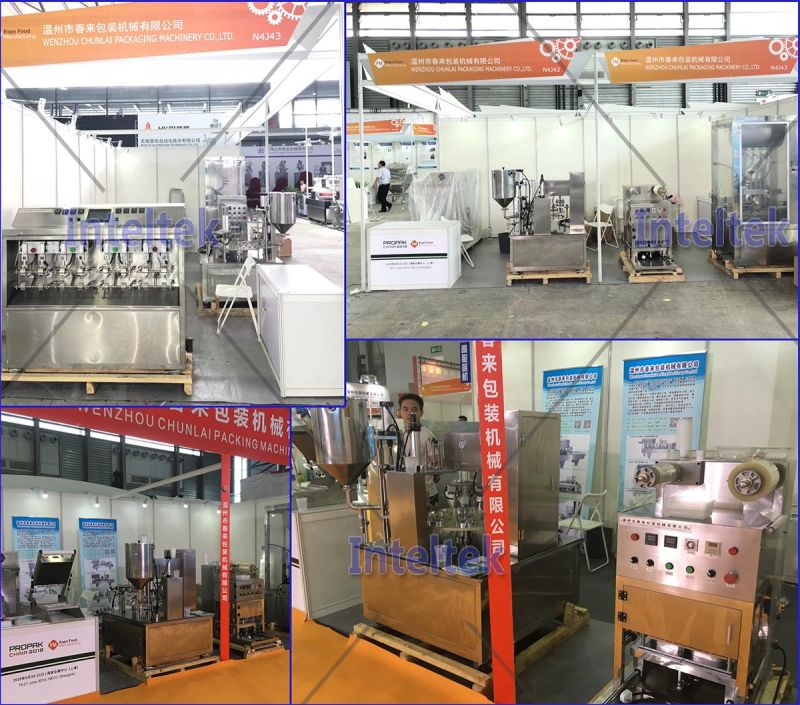 Fully Automatic Small-Yield Rotary Table Yogurt Cup Filling Sealing Machine