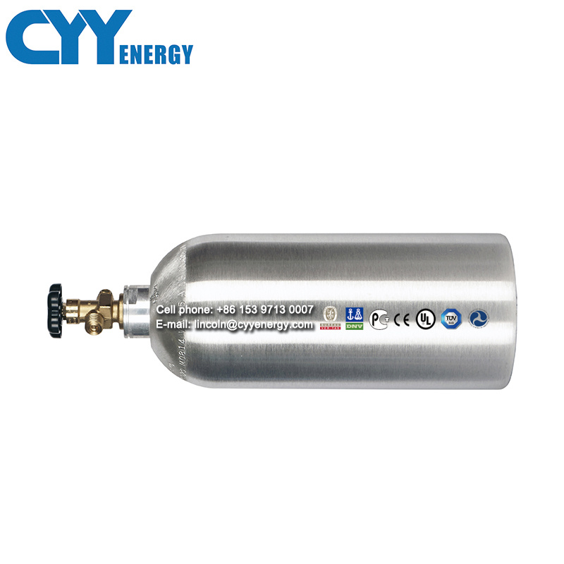 Gas Cylinder Aluminum Oxygen Cylinder Medical Oxygen Cylinder