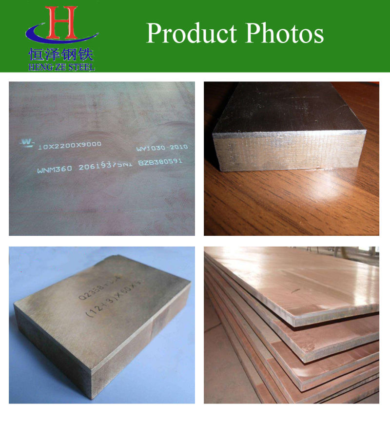 A36/A516 + 201 304 Bimetal Stainless Explosive Cladding Steel Plate