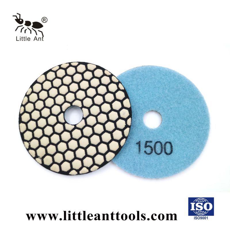 80 mm Diamond Tools Floor Dry Polishing Pads and Glaze Polishing Abrasive
