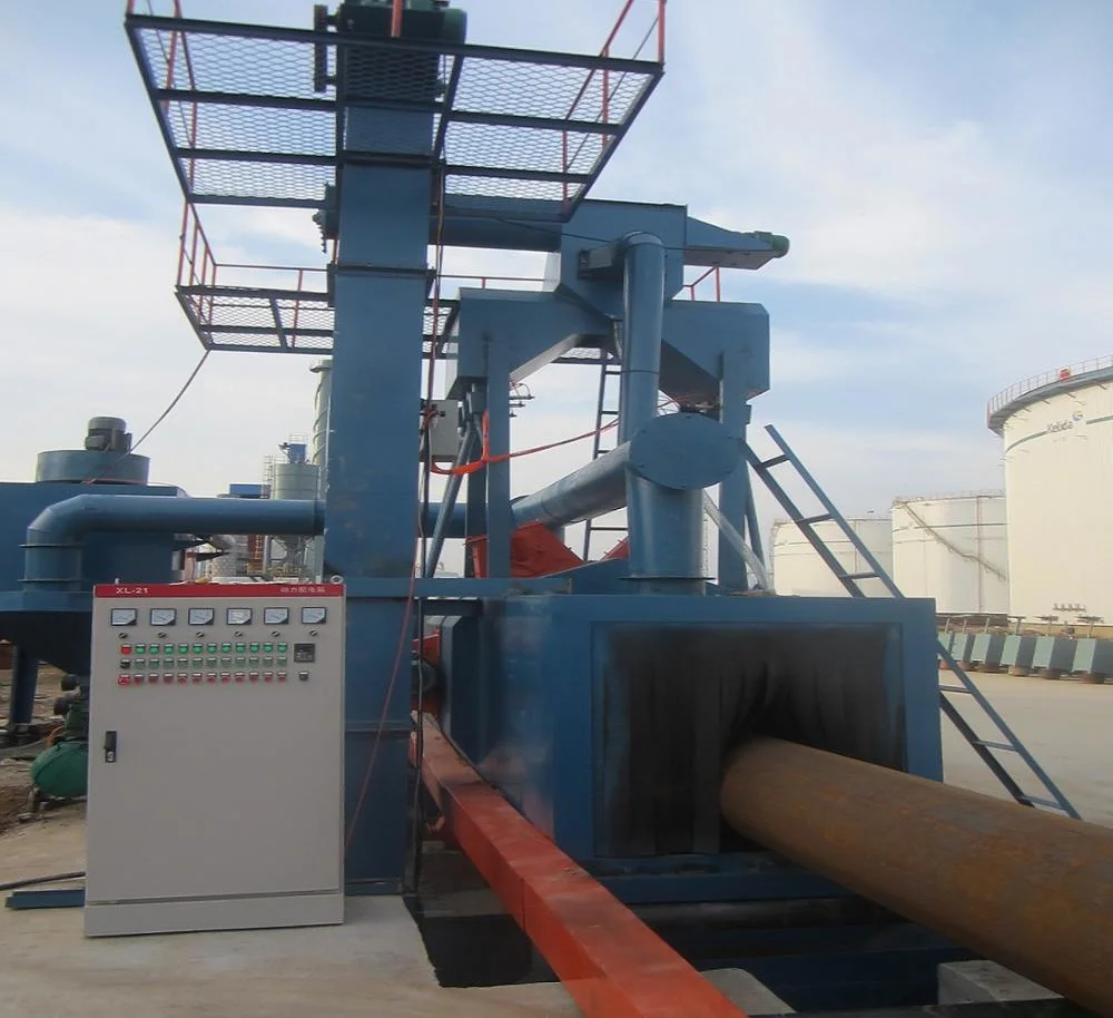 Pipe Shot Blasting Machine (cleaning and cutting function)