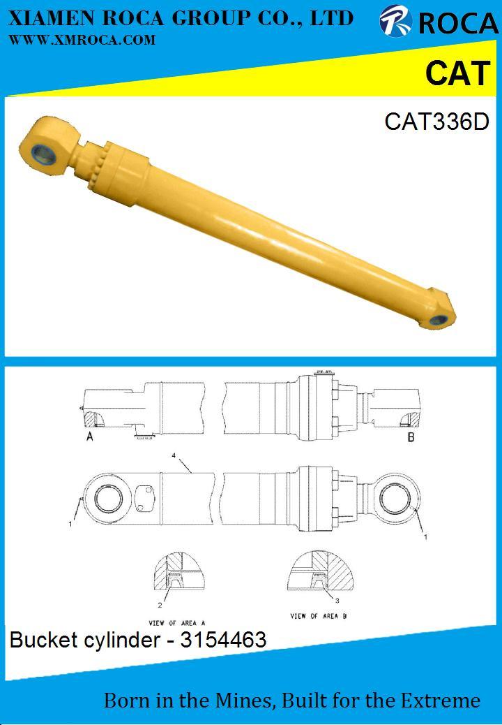 Cat 336D Excavator Cylinder Hydraulic 3119517 Cylinder Caterpillar Type Cylinder