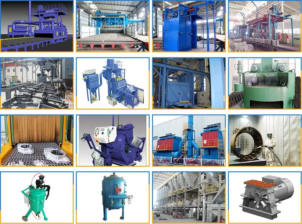 Steel Pipe Sand Blasting Machine for Surface and Inner Cleaning