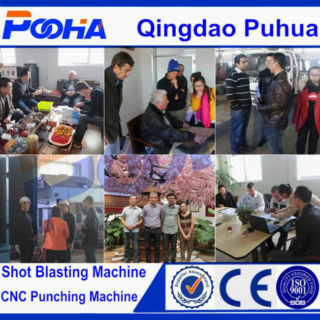 China Roller Conveyor Shot Blasting Machine for Sale