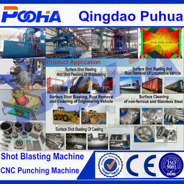 Ce Quality Q69 H Beam Steel Shot Blasting Machine