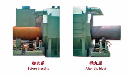 Pipe Shot Blasting Machine (cleaning and cutting function)