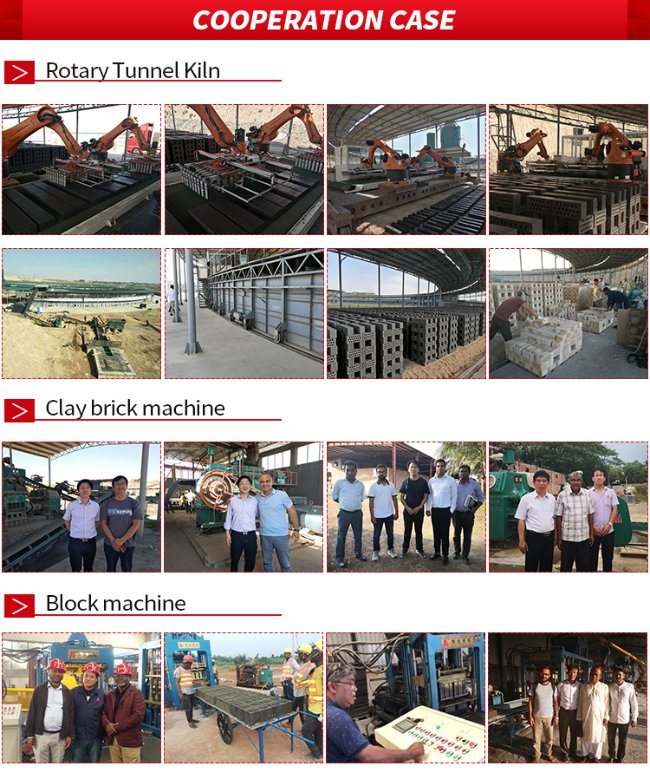 New Automatic Rotary Fixed Clay Brick Tunnel Kiln for Red Bricks Making Making Machine